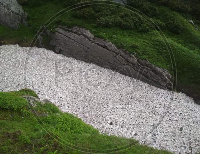 Waterfalls Falling From terrain Lands In Himachal Pradesh