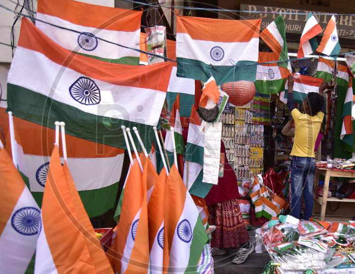 Tri colour Indian National  Flag sale in Guwahati  For Republic Day