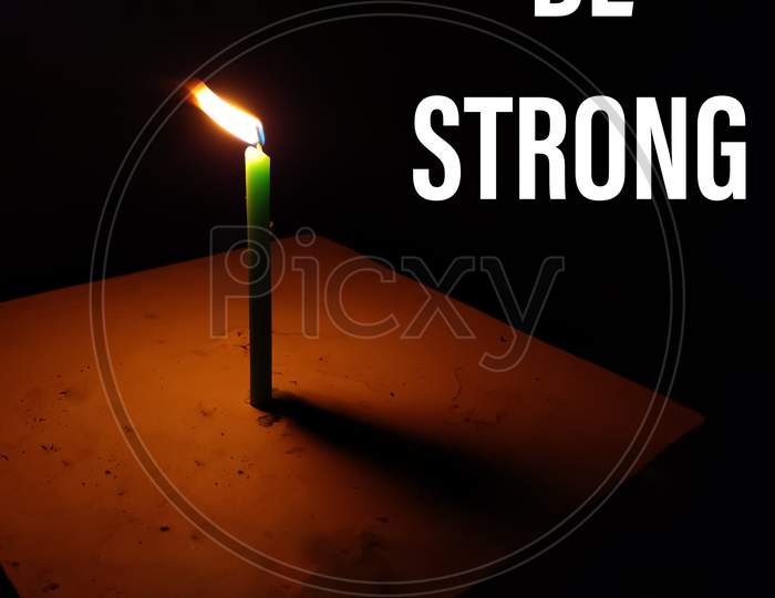 Candle light during corona pandemic templates in India