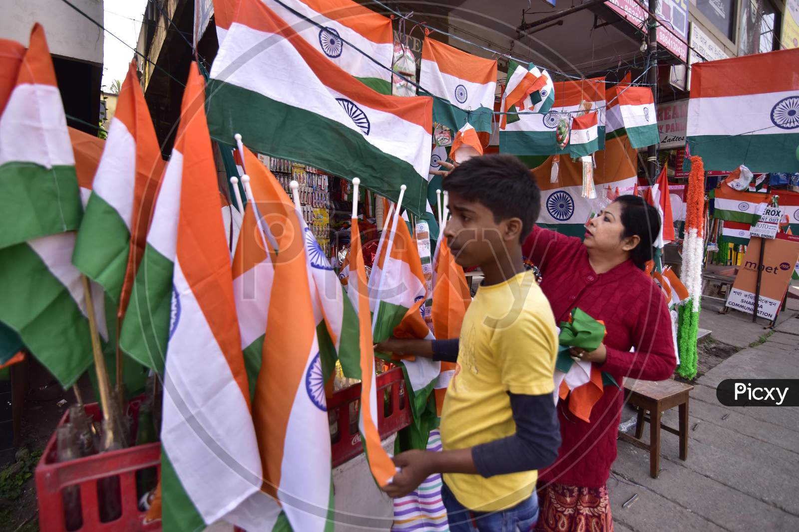 Tri colour Indian Flag sale in Guwahati  For Republic Day