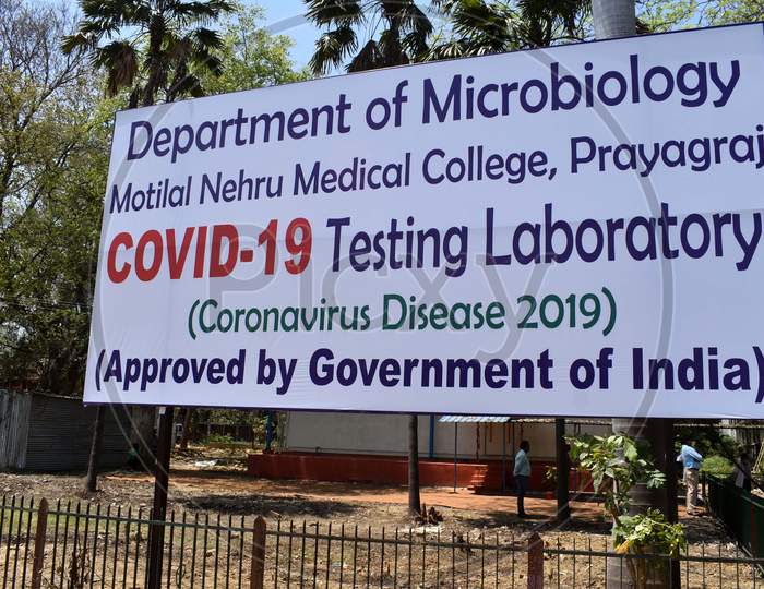 COVID-19 Testing Lab, Department Of Microbiology , Mothilal Nehru Medical College, Prayagraj