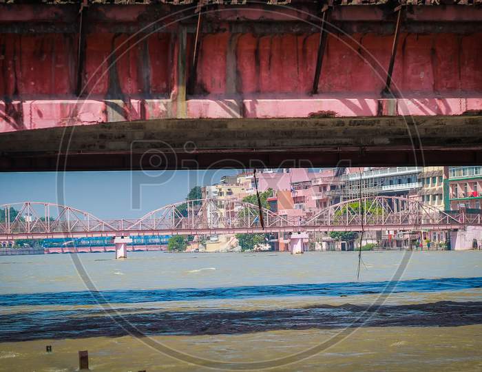 old bridge in haridwar india