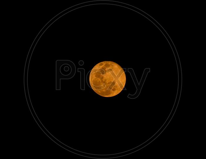 Pink Moon 2020, Super Full Moon , April 8, 2020 as seen from Hyderabad
