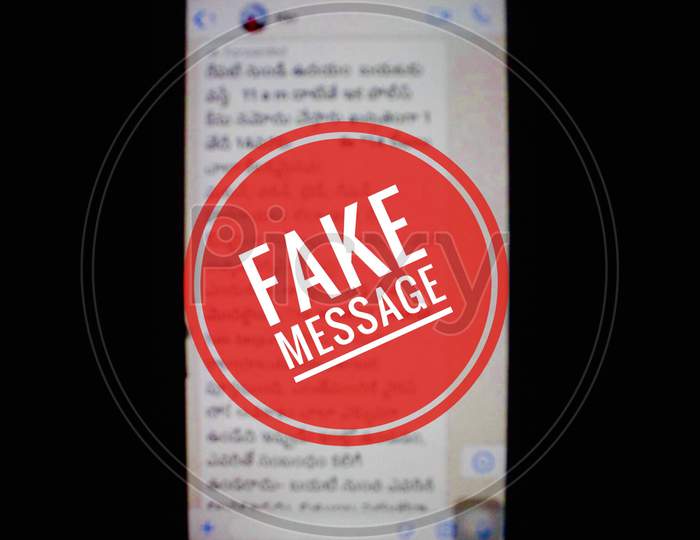 WhatsApp fake messages Related to covid19 corona virus restricted