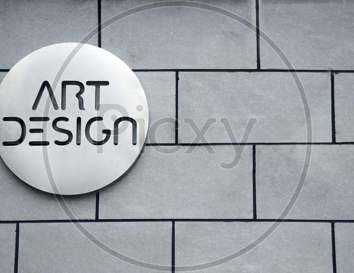 Logo Art design text