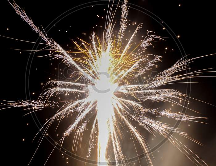new year fireworks celebration concept