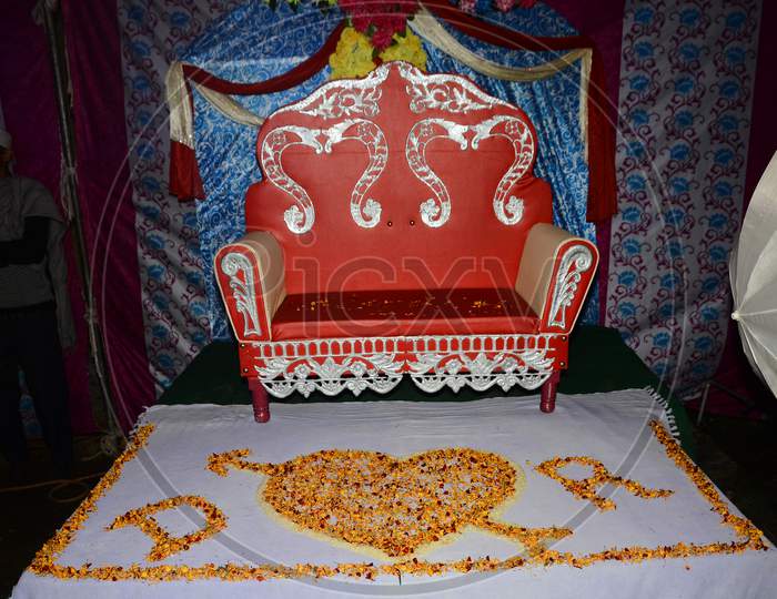 Stage Decoration for Marriage in India