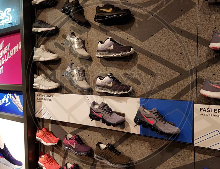 Display Shoes in a Store