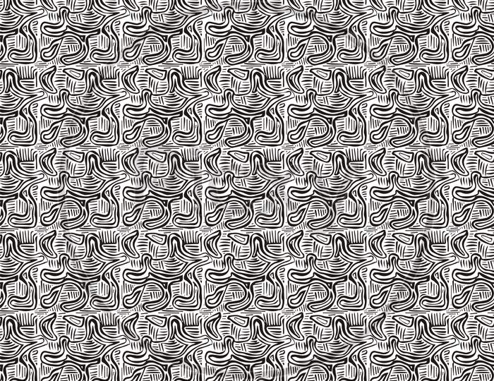 Seamless Pattern In Two Colours