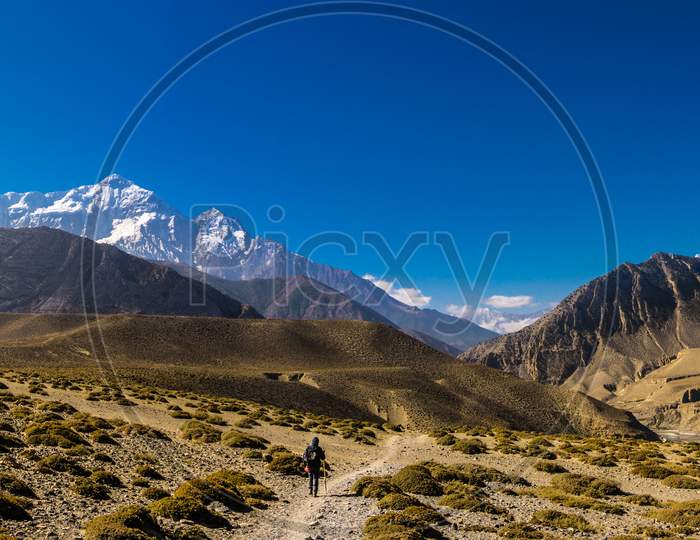 Trekking in Mustang Nepal