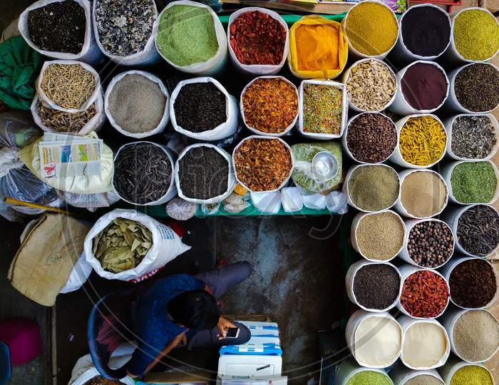 Spice market in Kerala