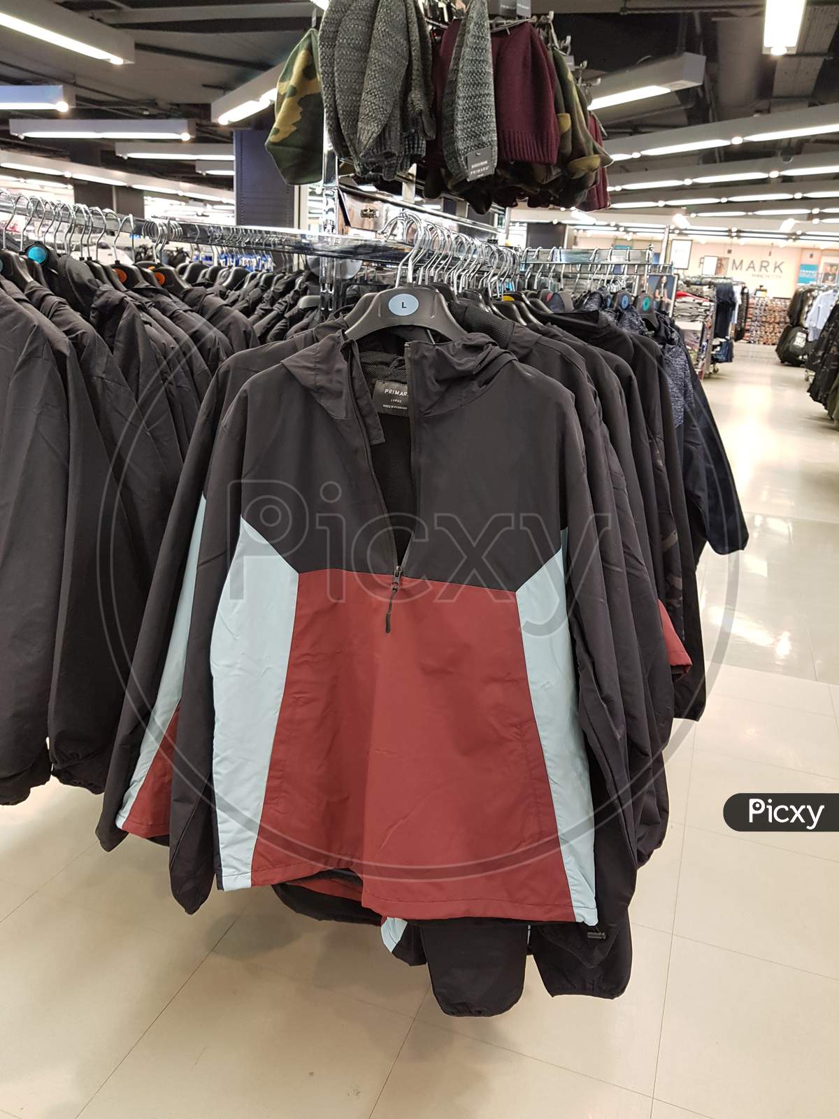 Clothing Section in a Shopping Mall