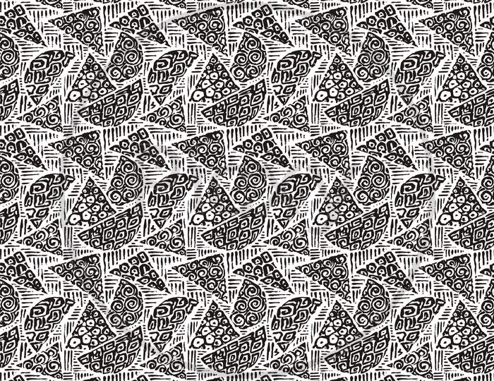 Seamless Pattern In One Colour