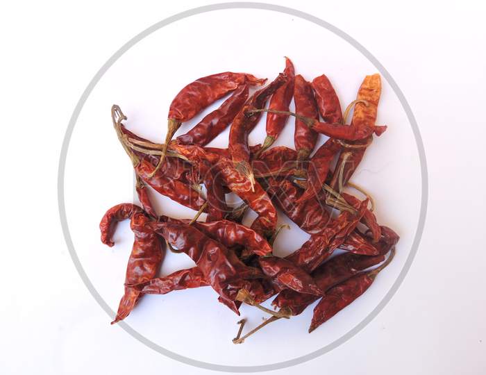 Spice - Dry red chili peppers