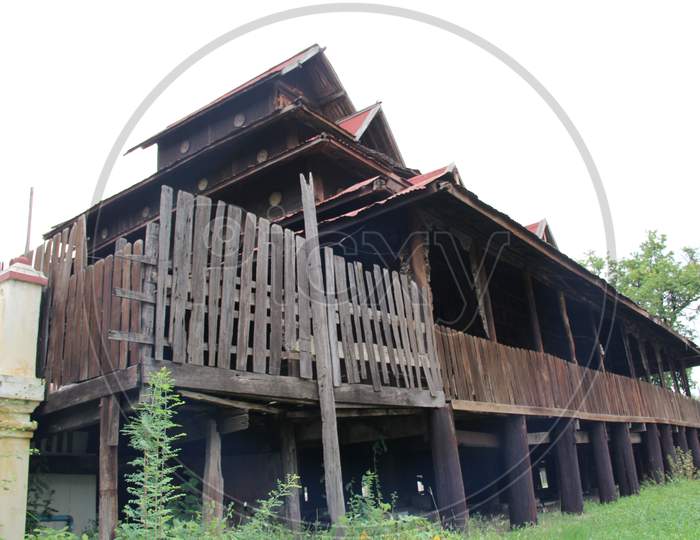 A Wooden based House
