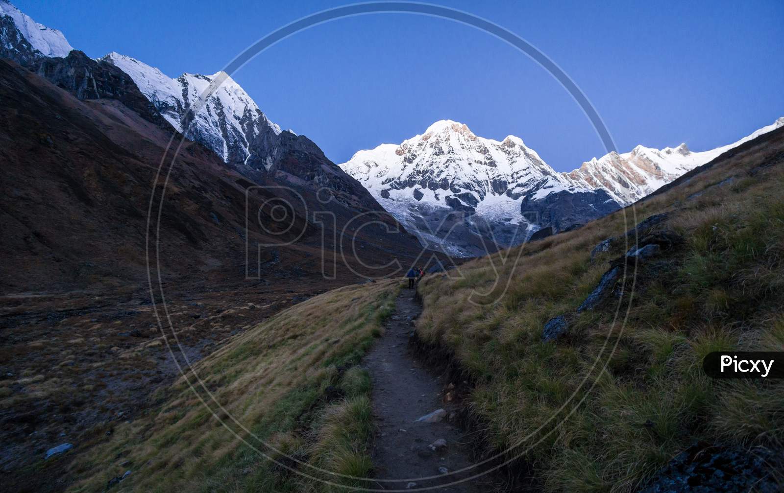 Trekking trail to Annapurna Base Camp
