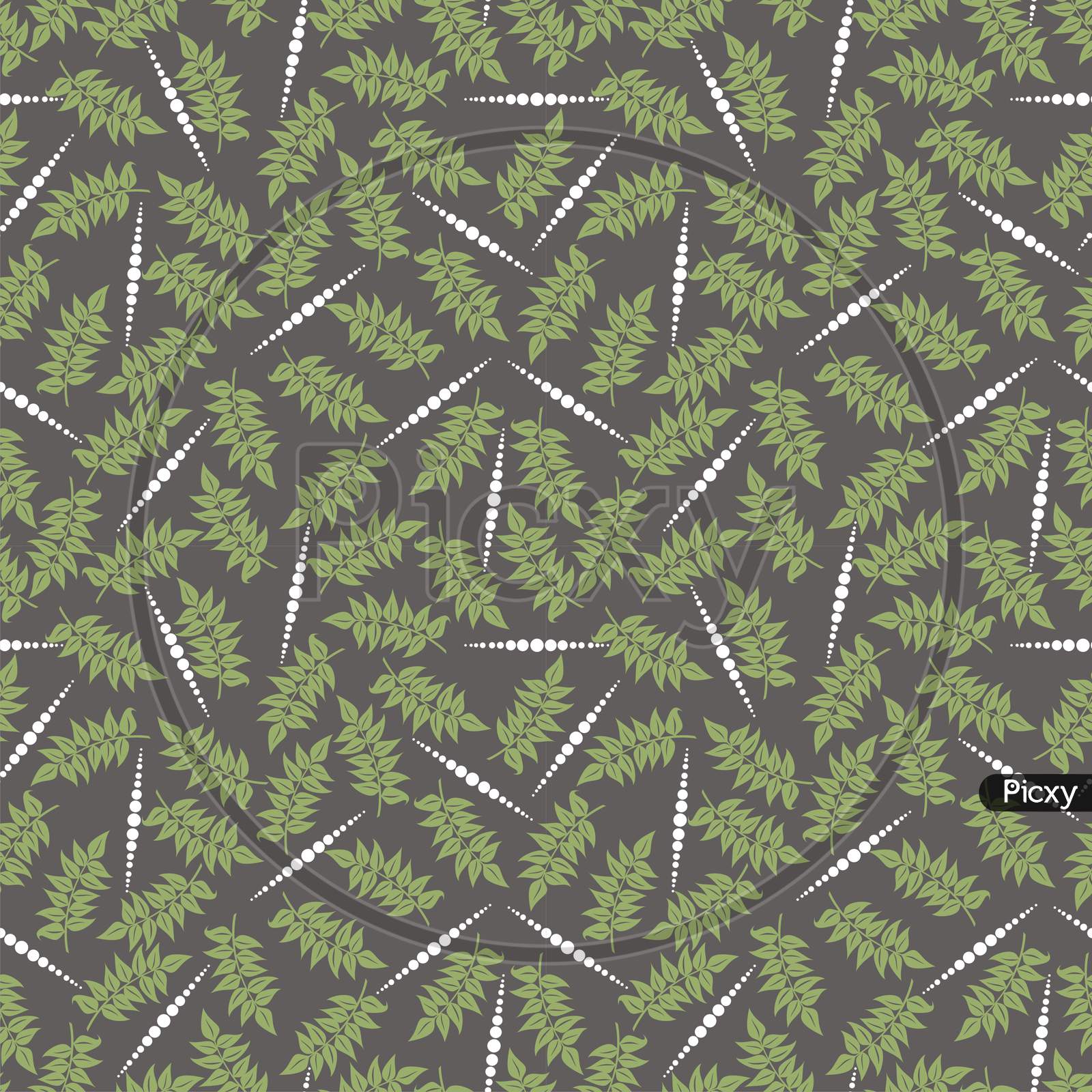 Seamless Pattern Or Background Of Leaf