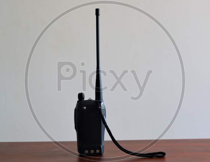 wireless device on white background ,walkies talkie