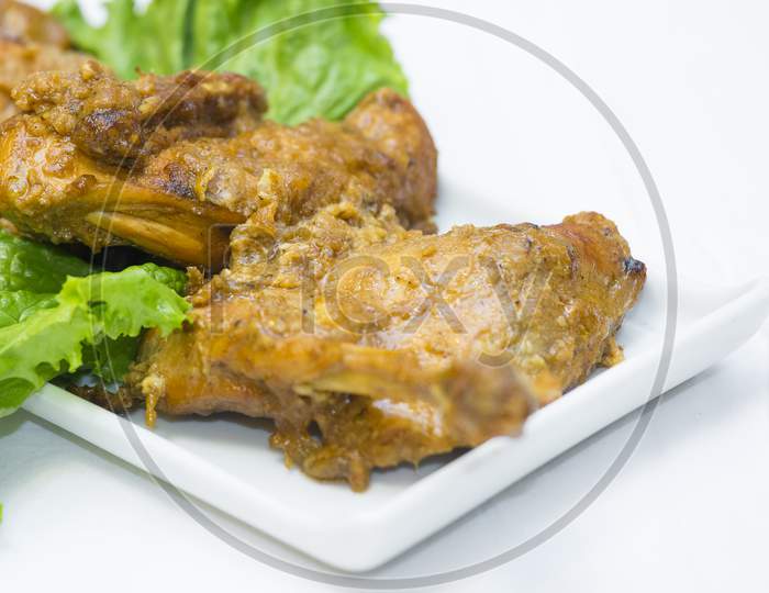 Nawabi Food – Chicken Roast With Gravy. This Types Of Food Are Too Flavourful And Delicious.