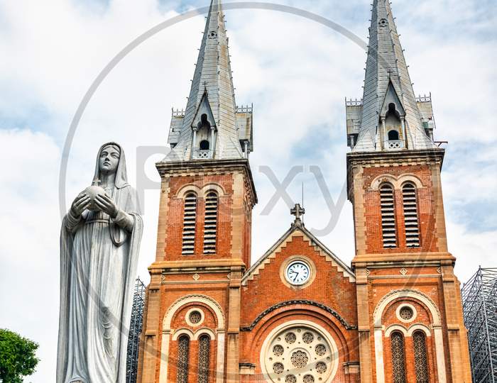 Notre-Dame Cathedral Basilica Of Saigon In Vietnam