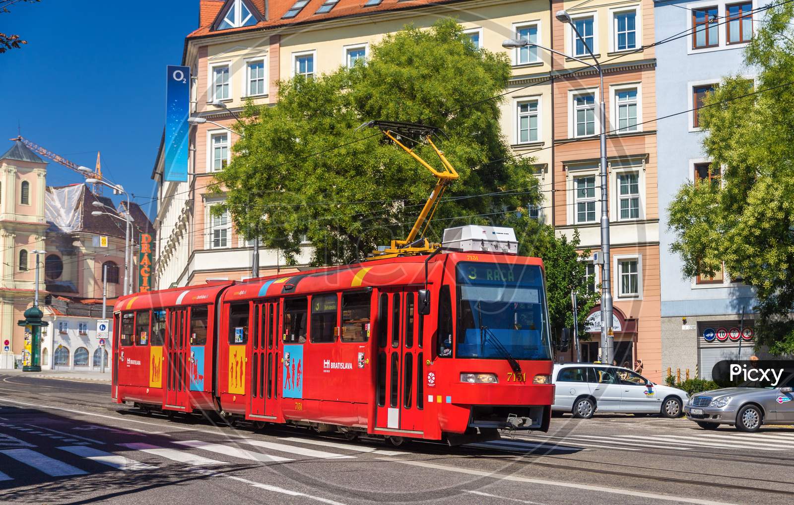 Image of Bratislava, Slovakia - August 11: A Tatra K2S Tram In ...