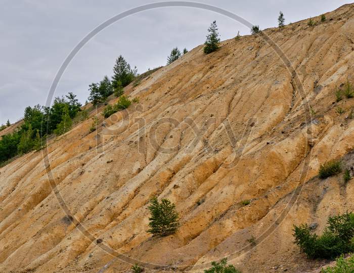 Soil Erosion Due To Industrial Pollution In Copper Mine In Bor, Serbia, Owned By Chinese Mining Company Zijin Mining Group