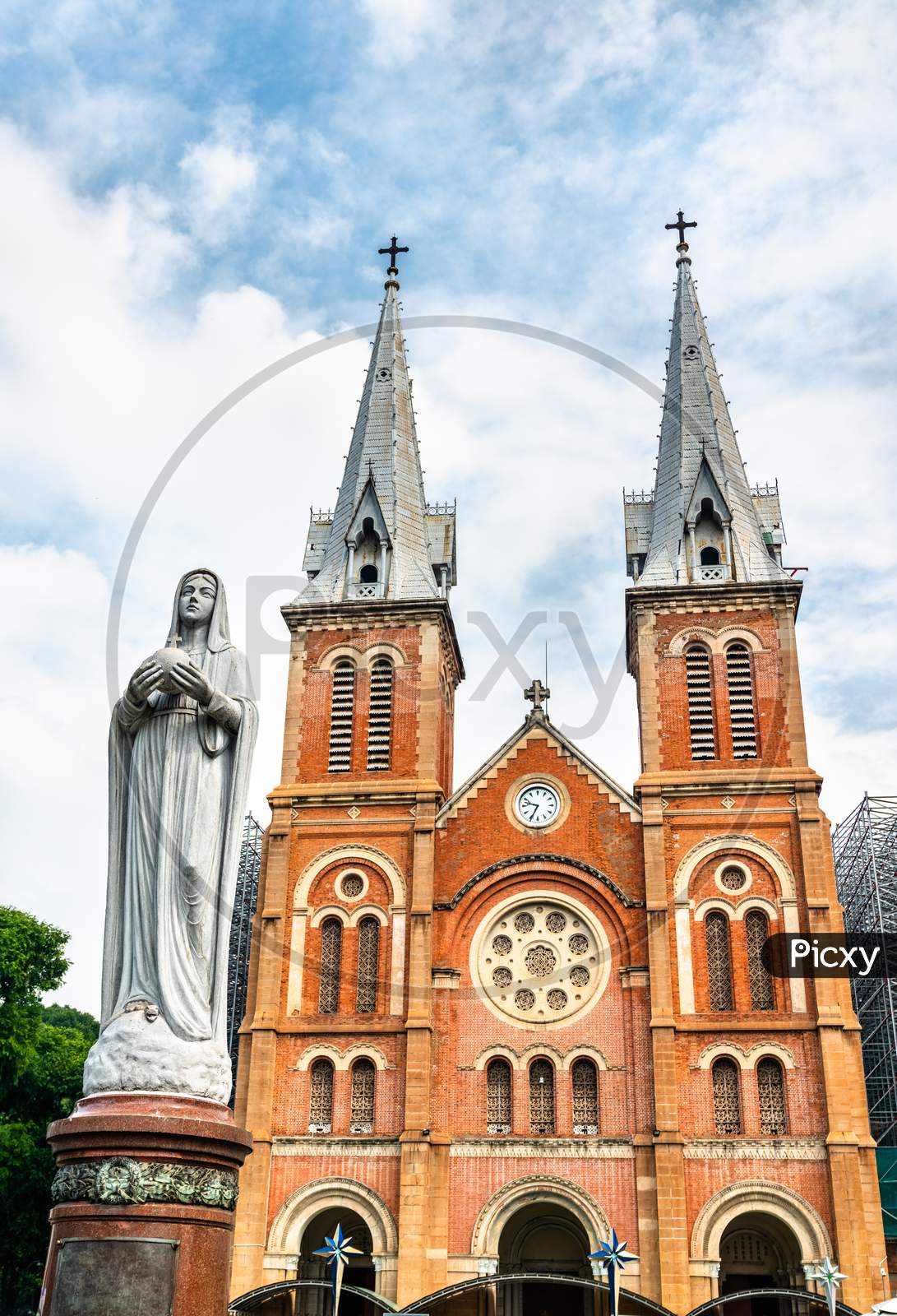 Notre-Dame Cathedral Basilica Of Saigon In Vietnam