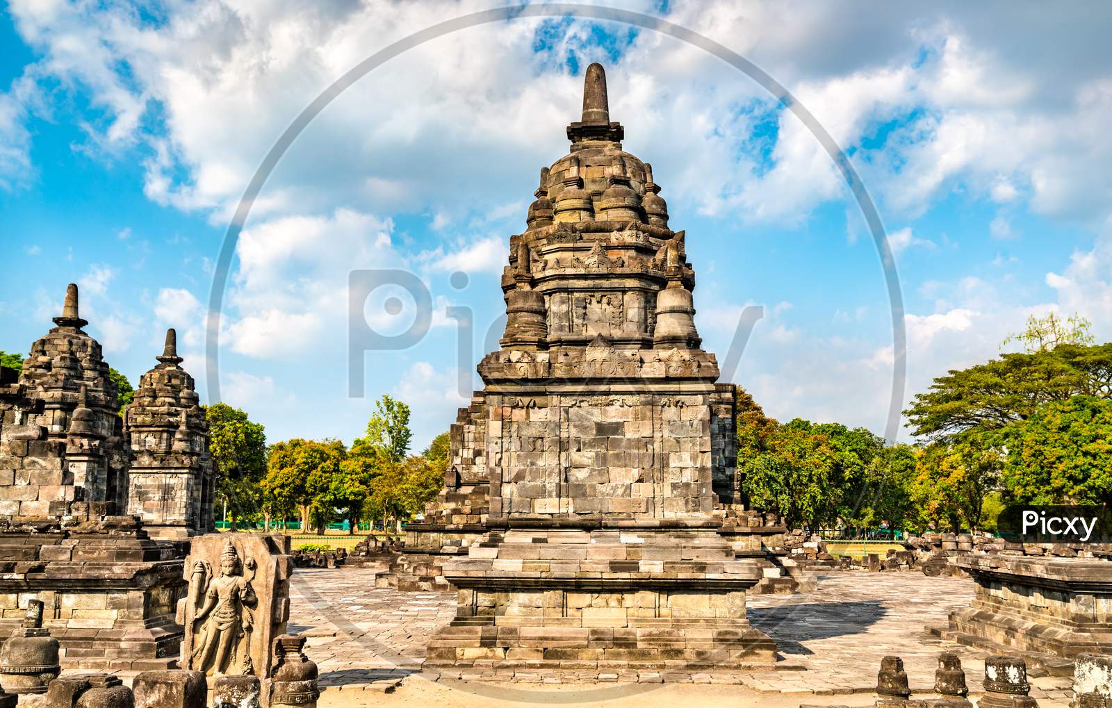 Candi Lumbung Temple At Prambanan In Indonesia