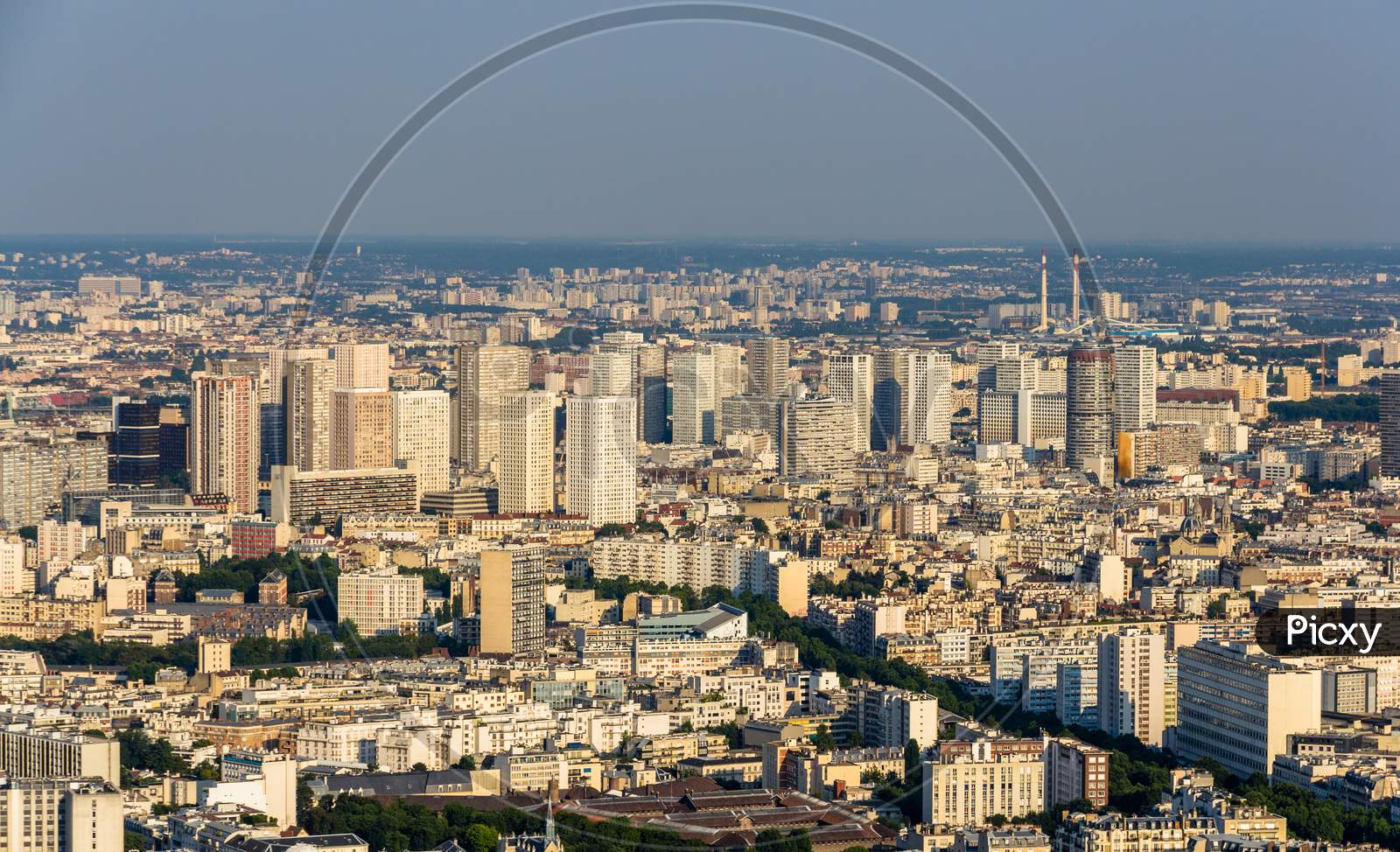 View Of Paris From Maine-Montparnasse Tower - France