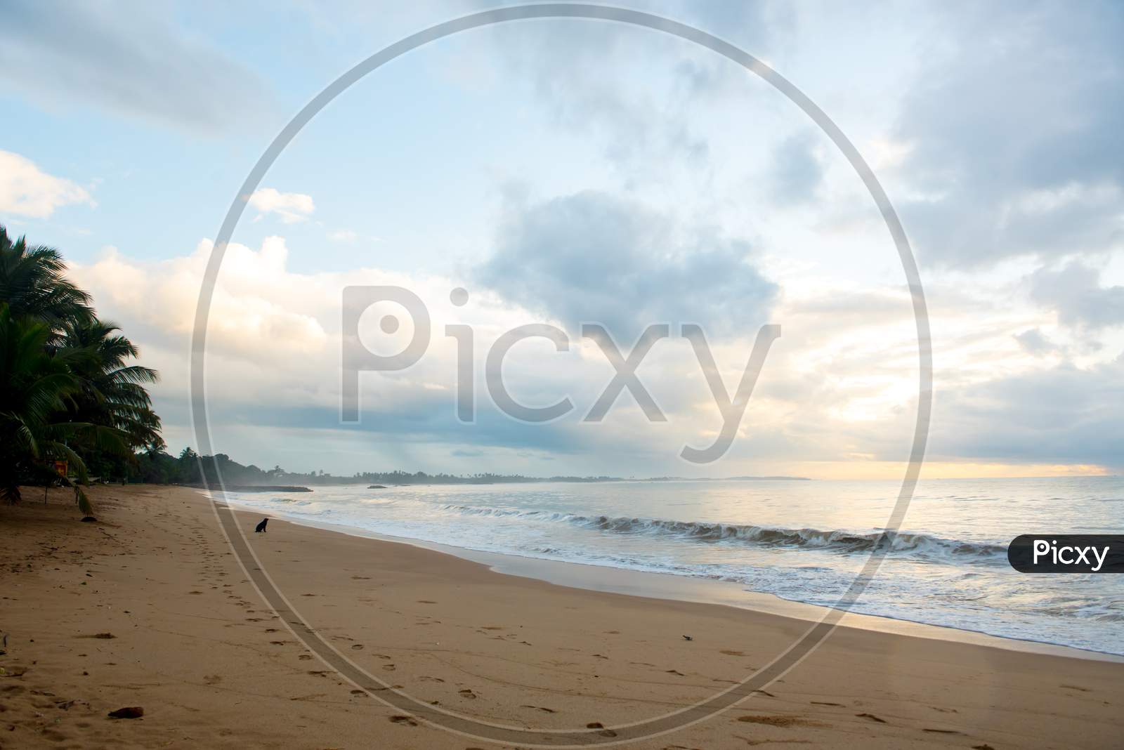 Sunset In The Beach Of Tangalle, Sri Lanka.