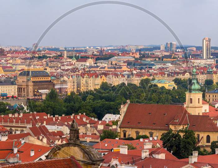 Panorama Of Prague From Hradcany - Czech Republic