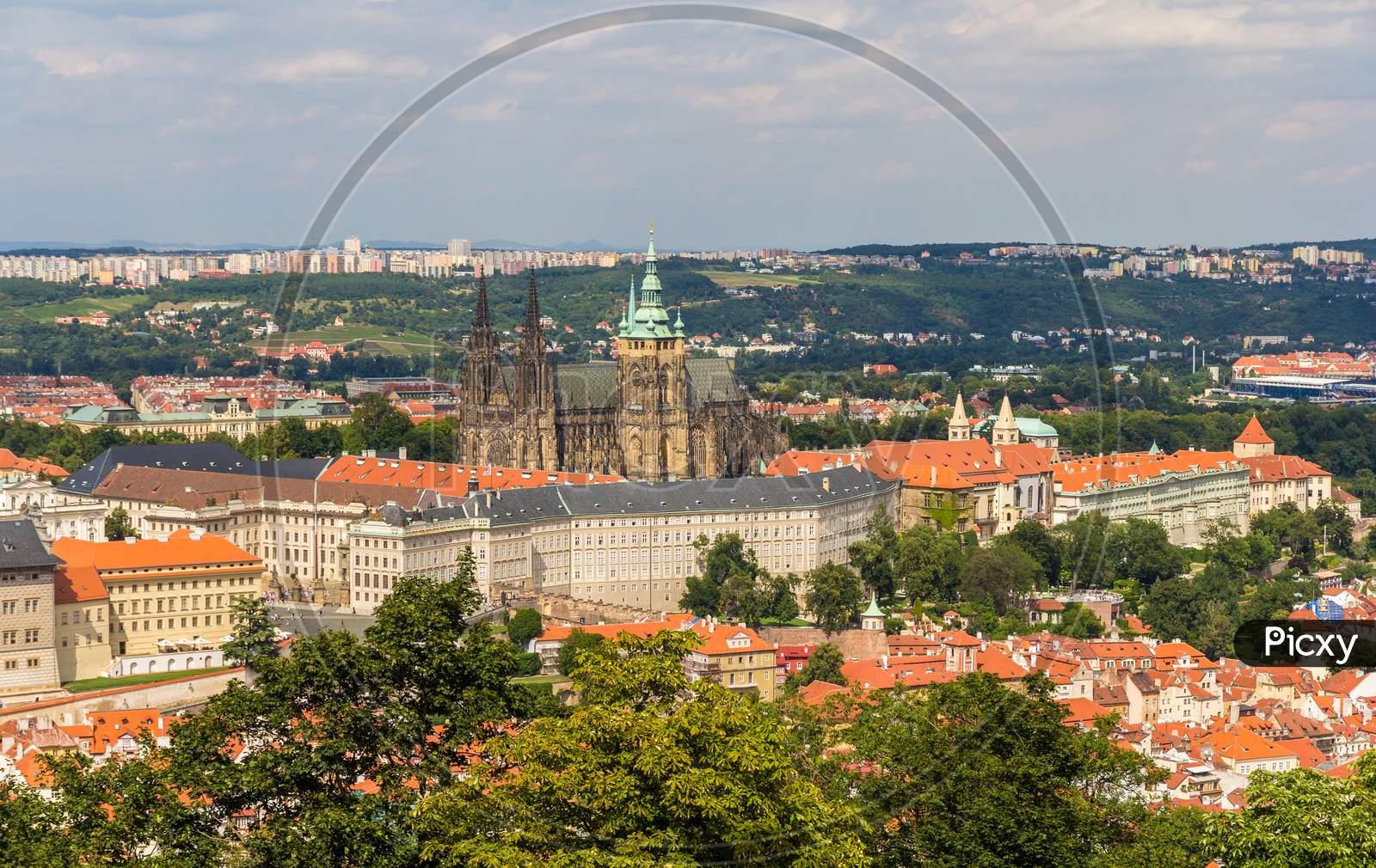 View Of Prague Castle (Prazsky Hrad) - Czech Republic