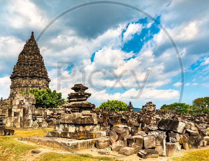 Prambanan Temple Near Yogyakarta In Indonesia