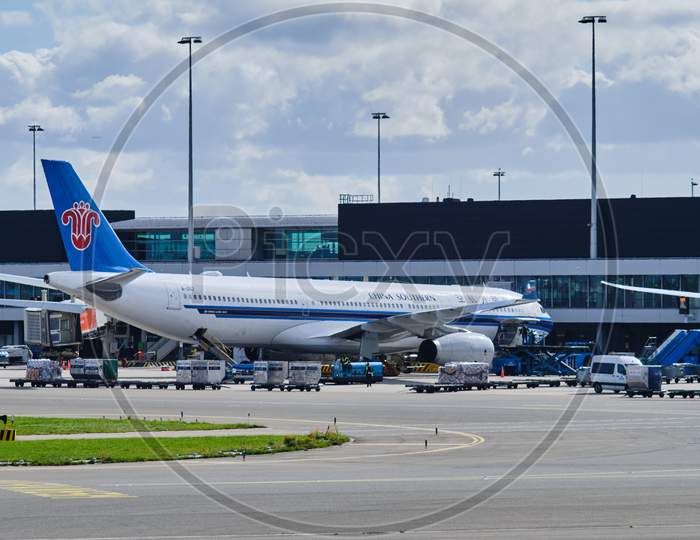 China Southern Airlines Airbus A330-300 At Amsterdam Airport Schiphol In Amsterdam, Netherlands