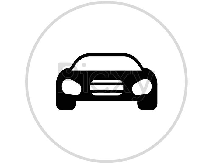 car icon,vector best flat car design icon.