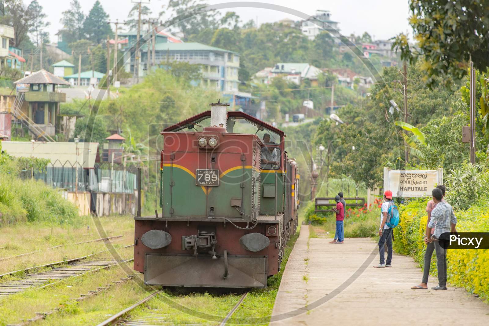 Image of Haputale, Sri Lanka - November 23, 2019: Haputale Train ...