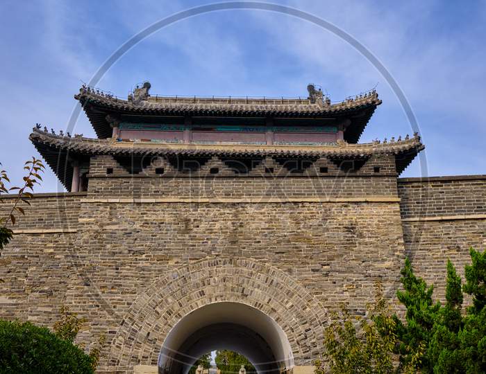 Image of Qufu Walled City Where Temple Of Confucius Is Located, Unesco ...