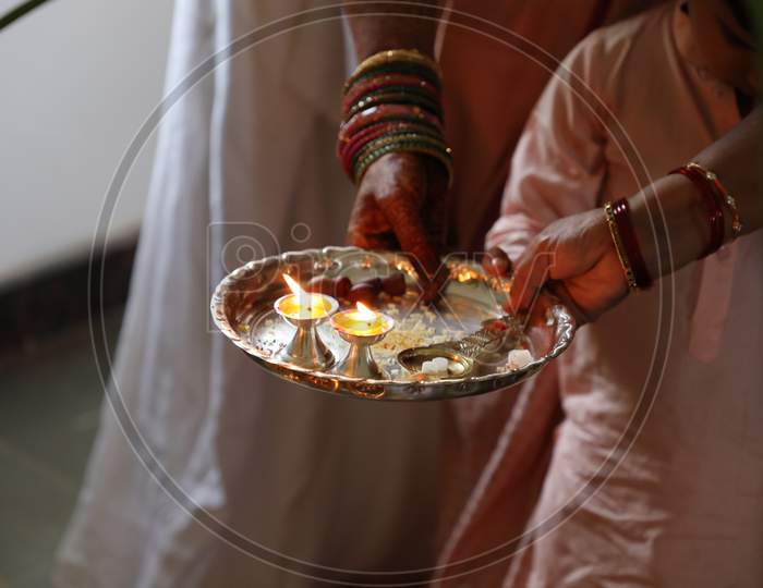 Traditional Hindu Prayer