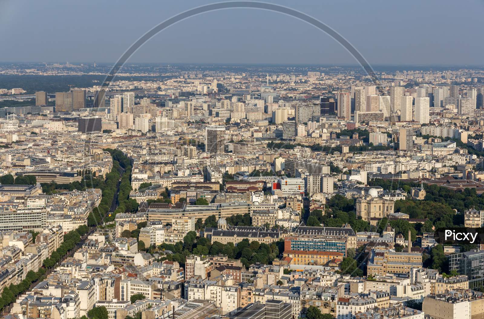 View Of Paris From Maine-Montparnasse Tower - France