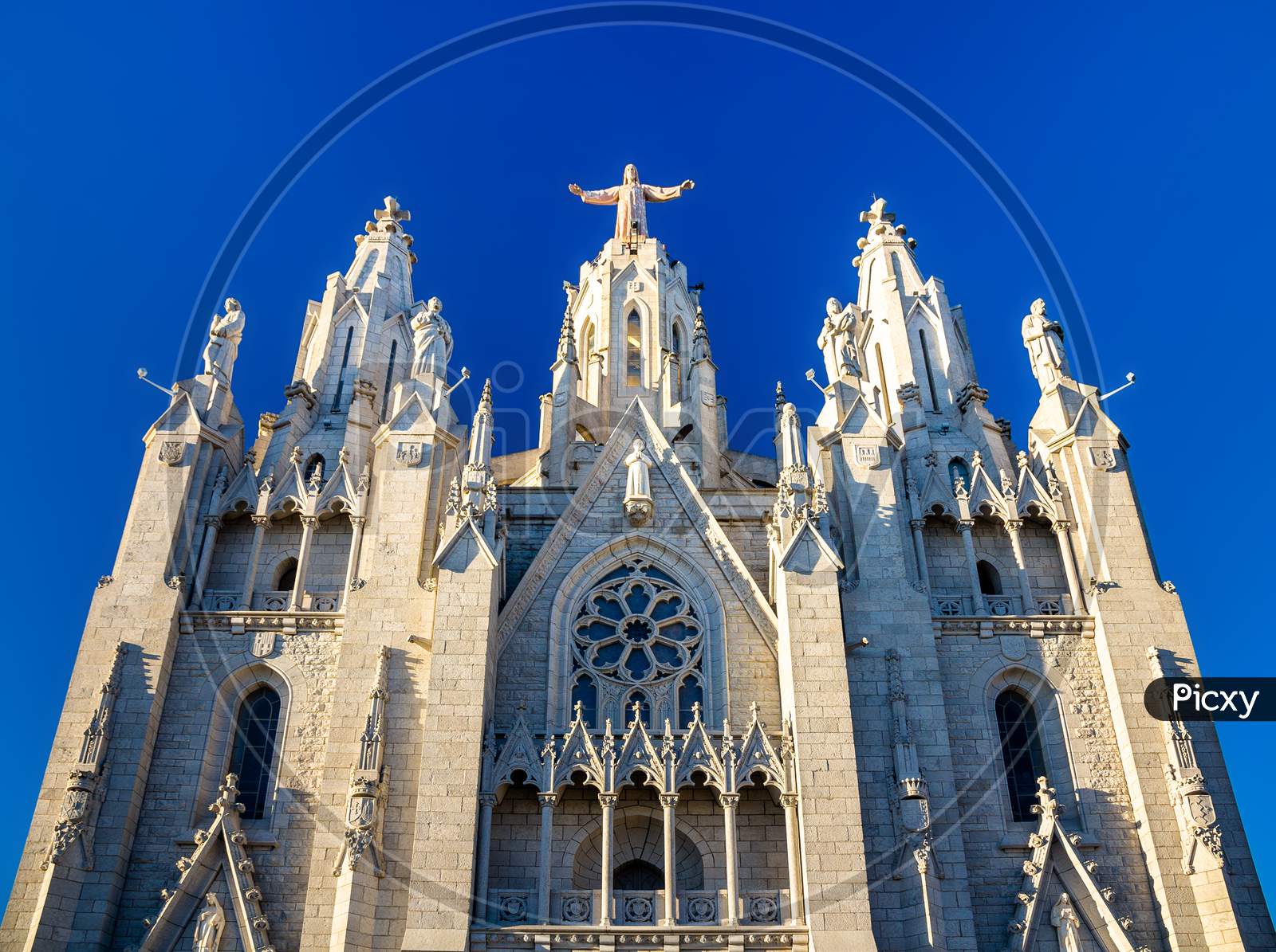 Expiatory Church Of The Sacred Heart Of Jesus In Barcelona, Spai