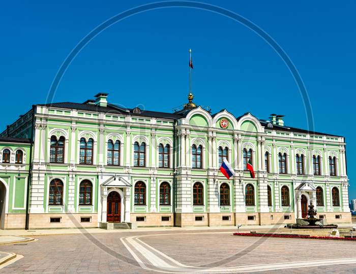 Palace Of The Tatarstan Governor In Kazan Kremlin, Russia