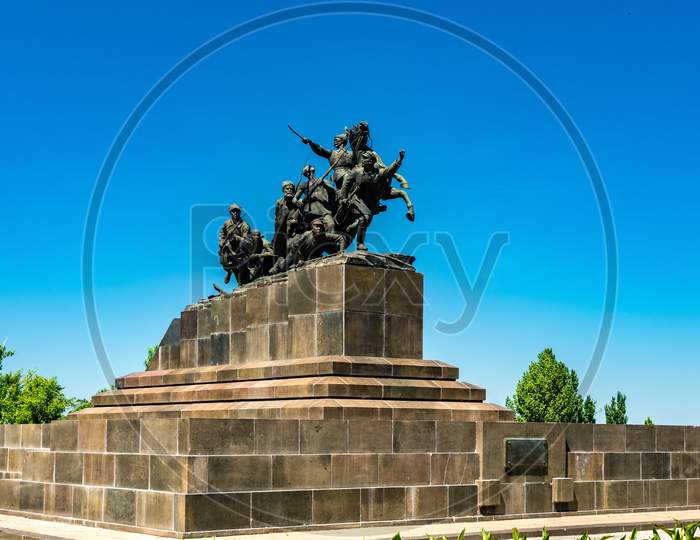 Monument To Vasily Chapaev In Samara, Russia