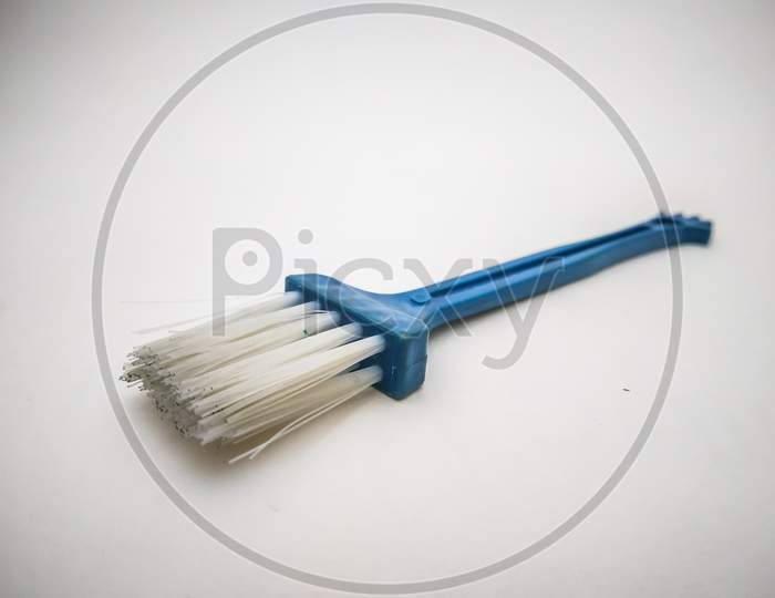 Keyboard Cleaning Brush Isolated With White Background.