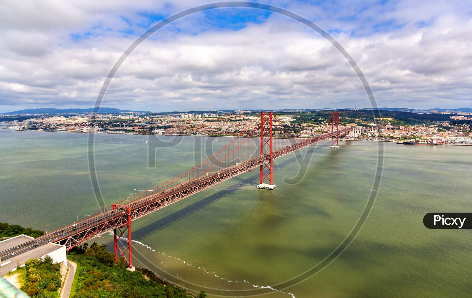View On The 25 De Abril Bridge - Lisbon, Portugal