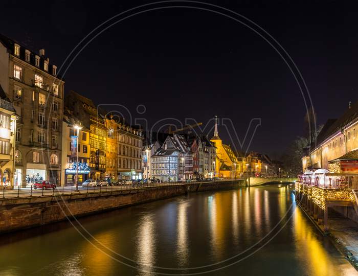 Ill River In Strasbourg - Alsace, France