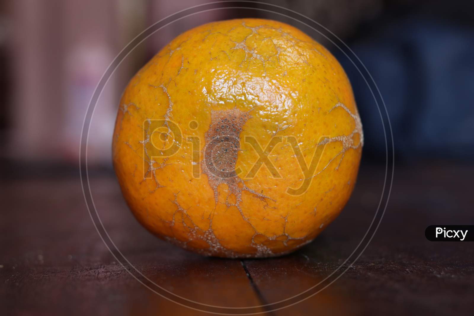 Orange Fruit, Healthy Fruit On Wooden Table Background