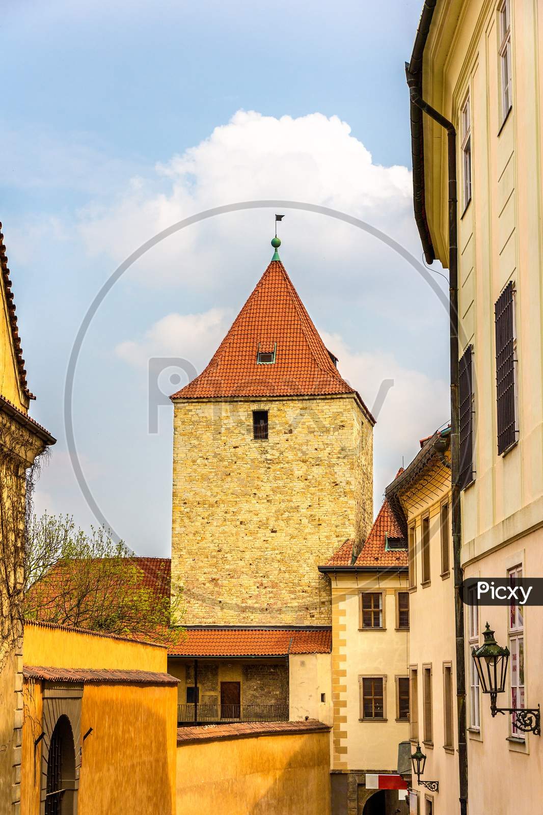 Tower In Prague Castle