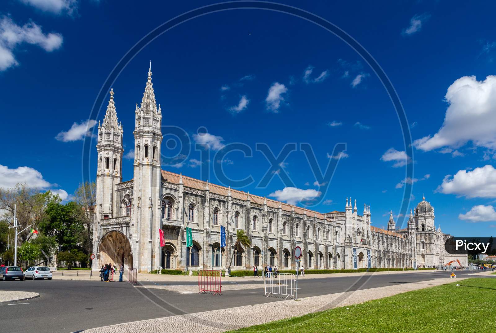 Maritime Museum And Jeronimos Monastery In Lisbon