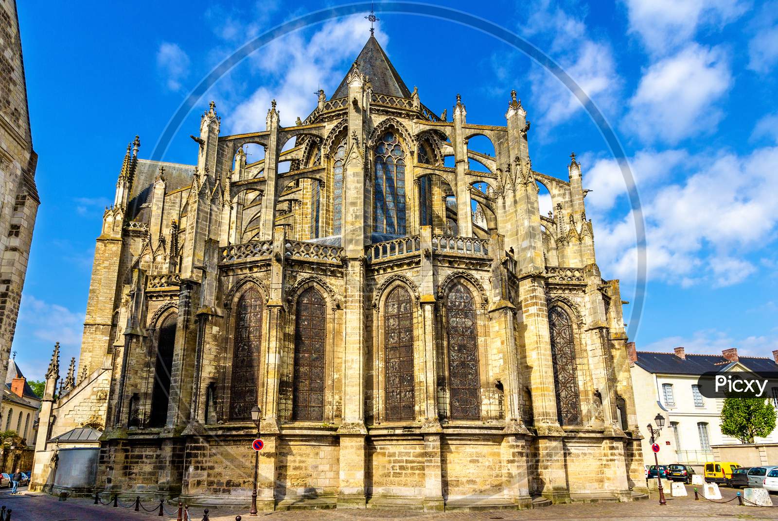 Saint Gatien'S Cathedral In Tours - France