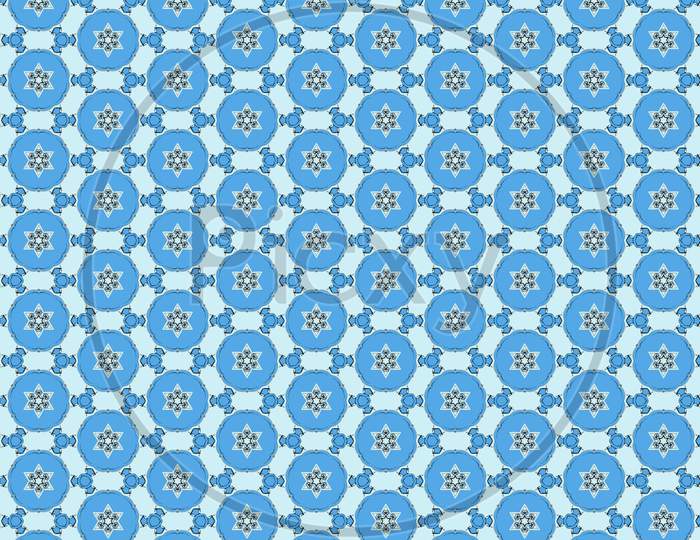 A seamless beautiful pattern with geometric pattern